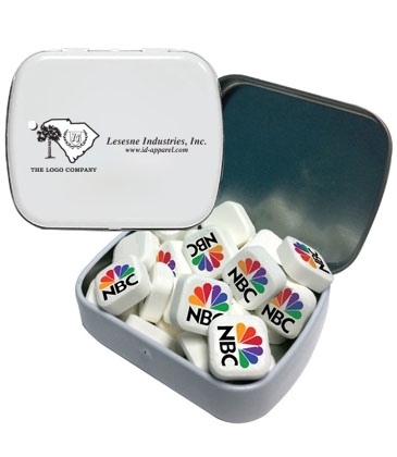 Small Tin With Printed Mints