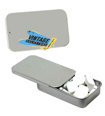 Slider Tin With Printed Mints