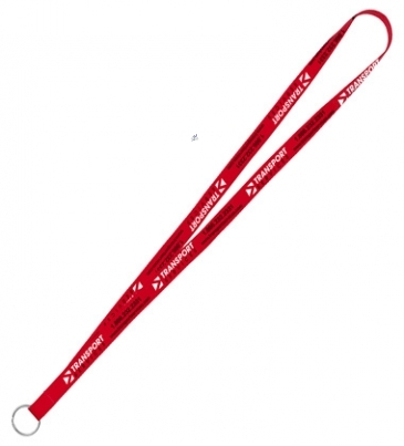 1/2" Supersoft Polyester Silkscreen Lanyard