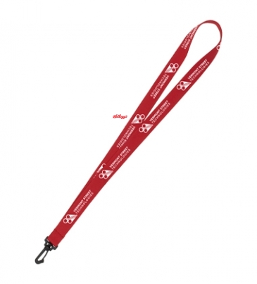3/4” Supersoft Polyester Silkscreen Lanyard