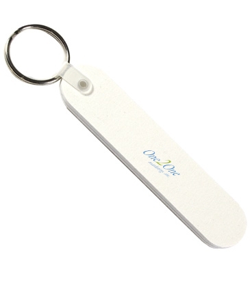 Multi-Color Thick Foam Nail File Keychain