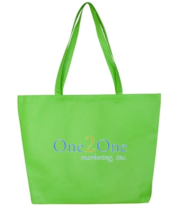 Large Gusseted Shopping & Beach Tote Bag