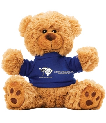 Ted T. Bear - 6in Plush Teddy Bear With Choice of T-Shirt Color