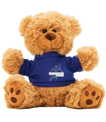 Ted T. Bear - 6in Plush Teddy Bear With Choice of T-Shirt Color