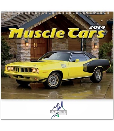 Muscle Cars Wall Calendar Spiral