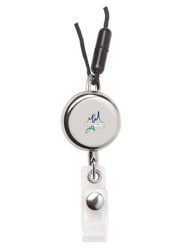 Dual Function Metal Badge Holder