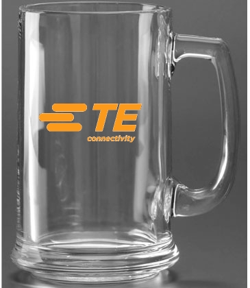 15 oz. Glass Tankard - Deep Etched