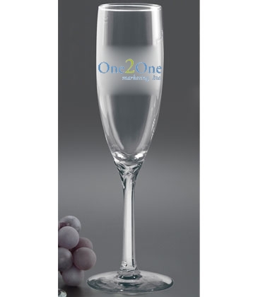 6 oz. Domaine Flute - Deep Etched