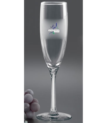 6 oz. Domaine Flute - Deep Etched