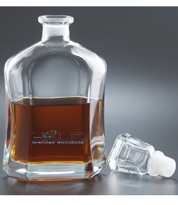 26 oz. Capitol Decanter - Deep Etched