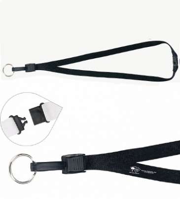 1/2" Breakaway Lanyard with Key Ring