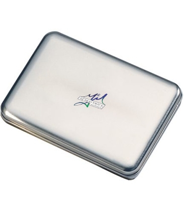 10 oz Custom Chocolate in Metal Tin
