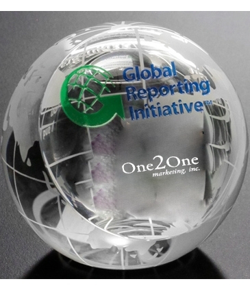 Clipped Globe 4" Dia.