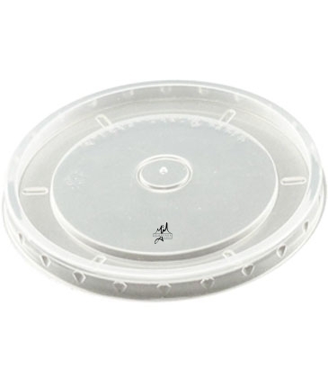 16 Oz. Clear Flat Paper Food Container Lids