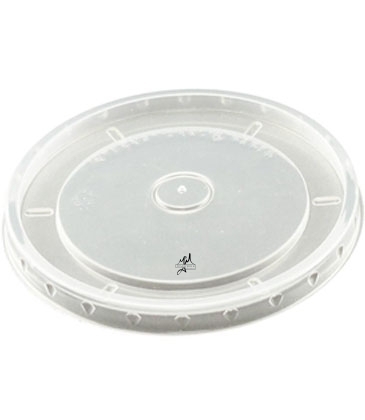 12 Oz. Flat White Paper Food Container Lids