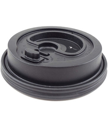 12 Oz. to 20 Oz. Black Insulated Paper Cups Lid