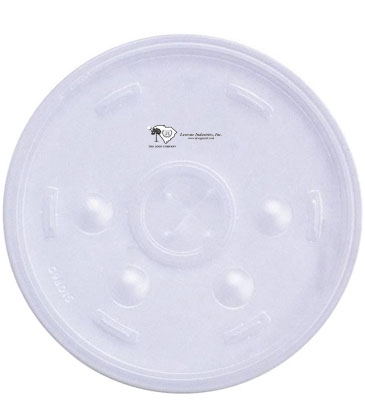 Clear 10 Oz. Foam Cup Straw-Slotted Lid