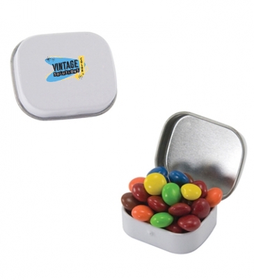 Mini Tin - Colored Candy, Chocolate Littles