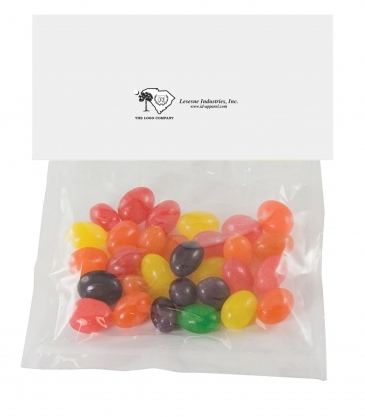 Candy Bag with Header Card (Small) - Jelly Beans, Gum