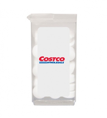 Plastic Dispenser With Mints - Sugar Free Peppermints