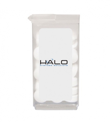 Plastic Dispenser With Mints - Sugar Free Peppermints