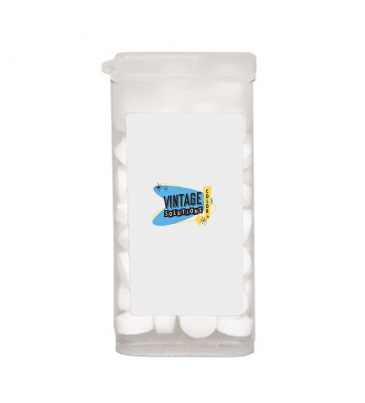 Dispenser Filled With Mints - Sugar Free Peppermints