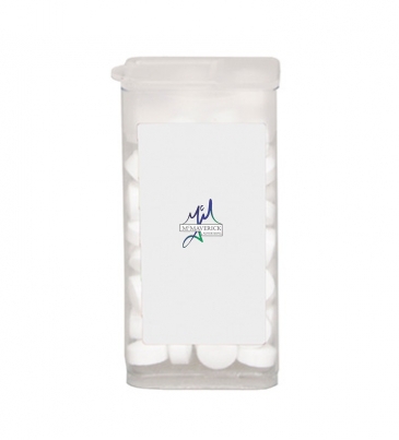 Dispenser Filled With Mints - Sugar Free Peppermints