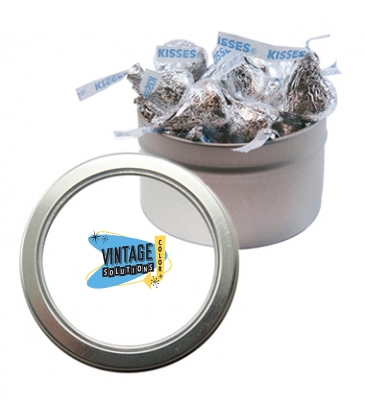 Candy Window Tin - Hershey Kisses