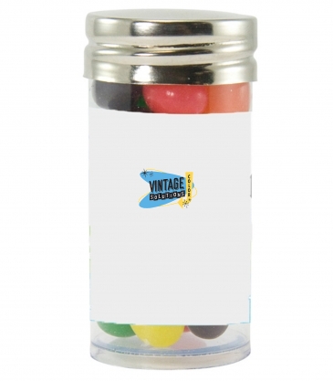 Gourmet Plastic Tube(Small) - Jelly Beans, Gum