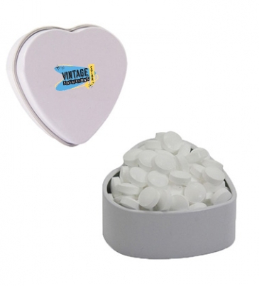 Small Heart Tin_Colored Candy, Chocolate Littles, Sugar-Free Pepp