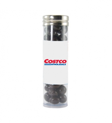 Gourmet Plastic Tube (Large) - Chocolate Espresso Beans