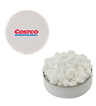 Snap Top Tin (Large)-Chocolate Littles, Colored Candy, Sugar-Free