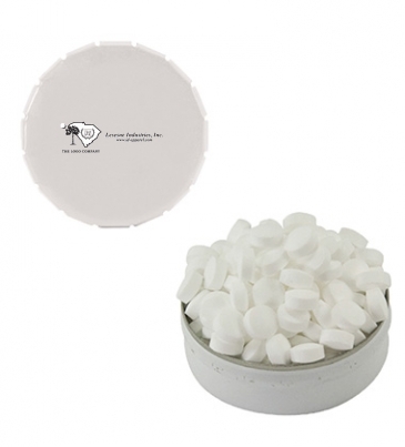 Snap Top Tin (Large)-Chocolate Littles, Colored Candy, Sugar-Free