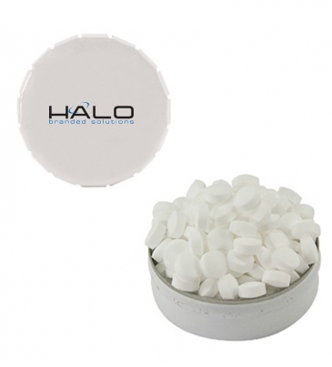 Snap Top Tin (Large)-Chocolate Littles, Colored Candy, Sugar-Free