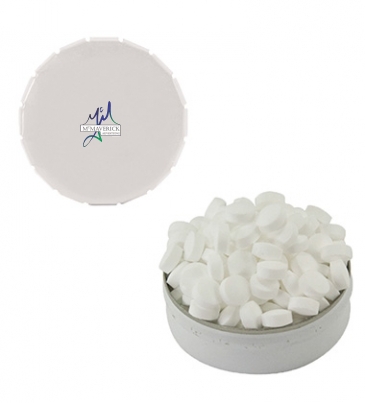 Snap Top Tin (Large)-Chocolate Littles, Colored Candy, Sugar-Free