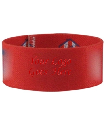 1" H x 7" L Dye-Sublimated Stretchy Elastic Bracelet