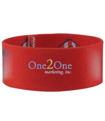 1" H x 7" L Dye-Sublimated Stretchy Elastic Bracelet