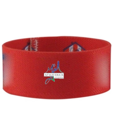 1" H x 7" L Dye-Sublimated Stretchy Elastic Bracelet