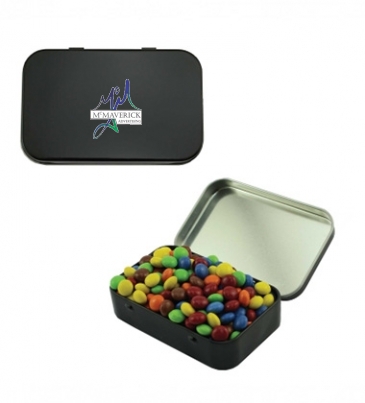 Large Tin -Chocolates, Hearts, Peppermints, Candy