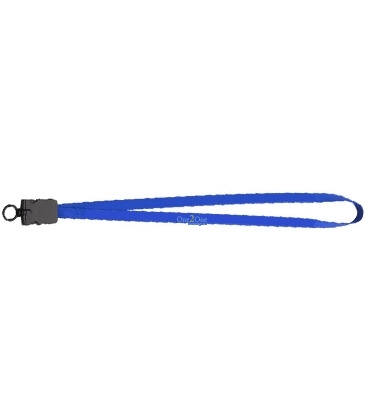 1/2" Smooth Nylon Lanyard with Snap-Buckle Release & O-Ring