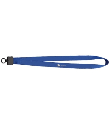 3/4" Smooth Nylon Lanyard with Plastic Clamshell & O-Ring