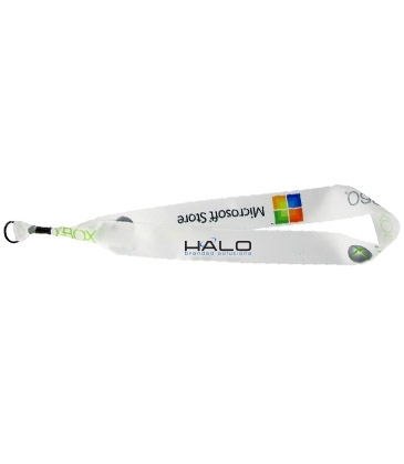 1 1/2" Dye-Sublimated Satin Ribbon Lanyard