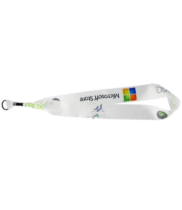 1 1/2" Dye-Sublimated Satin Ribbon Lanyard