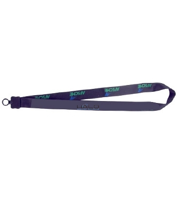 1" Dye-Sublimated Lanyard with Plastic Clamshell & O-Ring