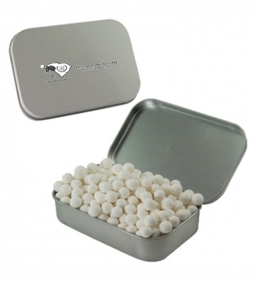Large Tin -Signature Peppermints, Red Hots