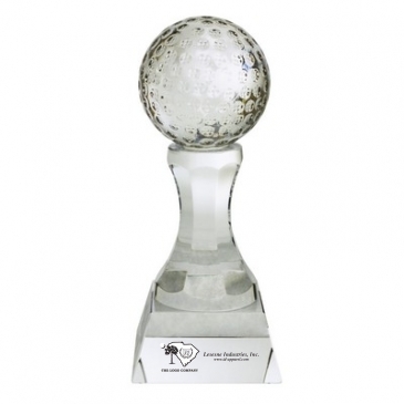 Crystal Golf Ball & Tee Award (Small)