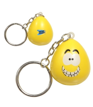 Mood Maniac Stress Reliever Key Chain-Happy