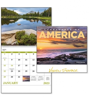 Landscapes of America English - Spiral