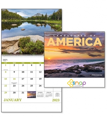 Landscapes of America English - Spiral