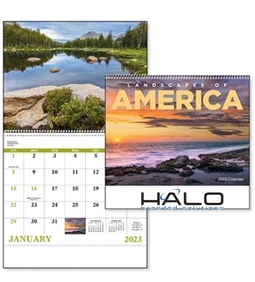 Landscapes of America English - Spiral